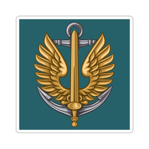 Ukrainian Marine Corps v2 - 3" x 3" Kiss-Cut Sticker