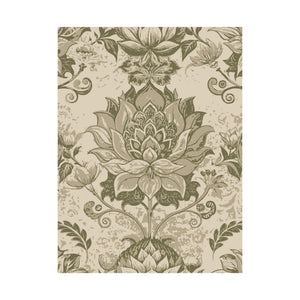 Folk Floral Pattern, Nepalese Inspired 01 - 18 in x 24 in Matte Poster
