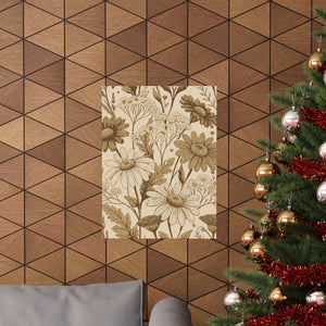 Wildflowers Pattern 013 - 18 in x 24 in Matte Poster