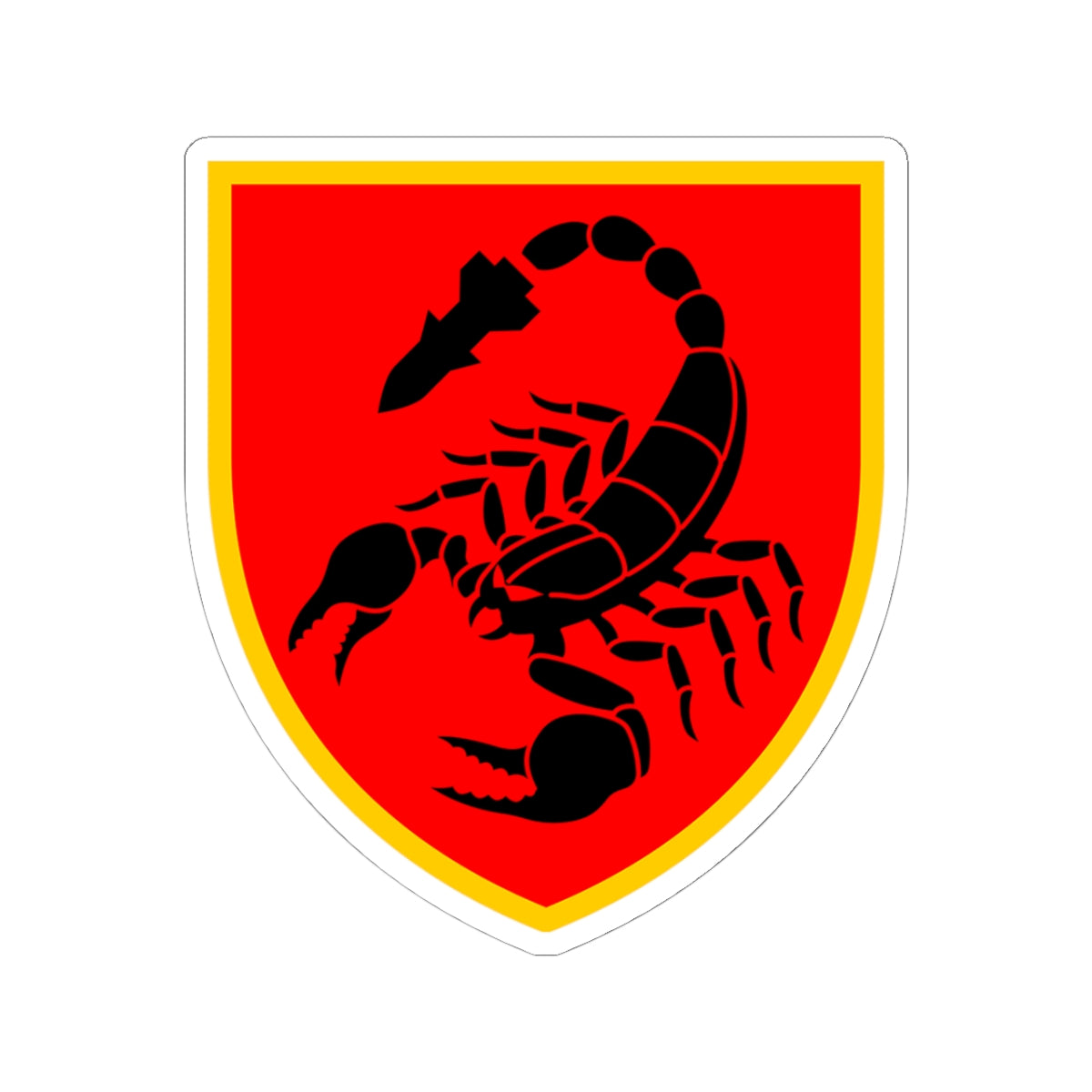 19th Missile Brigade (Ukraine) - 3" x 3" Kiss-Cut Sticker
