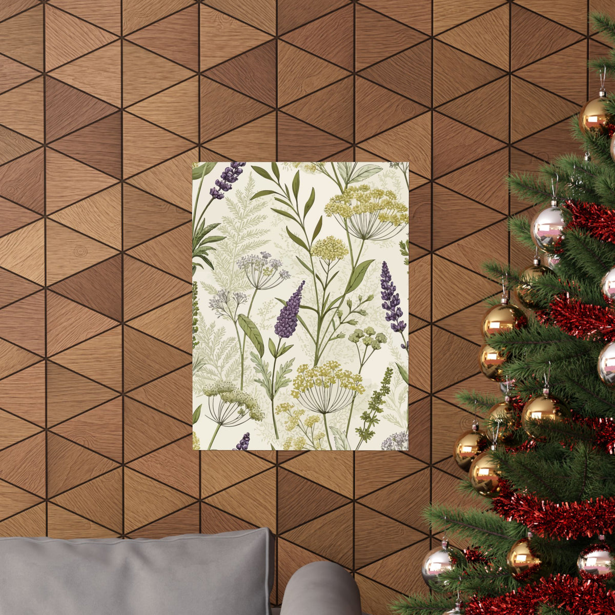 Wildflowers Pattern 113 - 18 in x 24 in Matte Poster