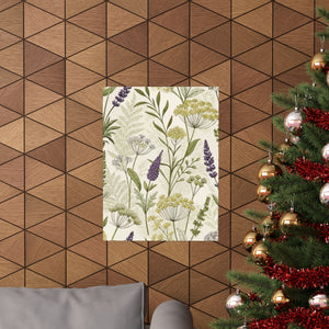Wildflowers Pattern 113 - 18 in x 24 in Matte Poster