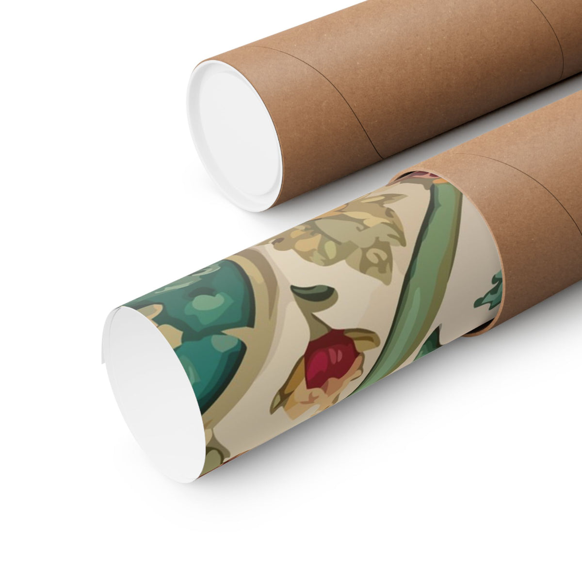 Folk Floral Pattern, Mughal Inspired 01 - 18 in x 24 in Matte Poster