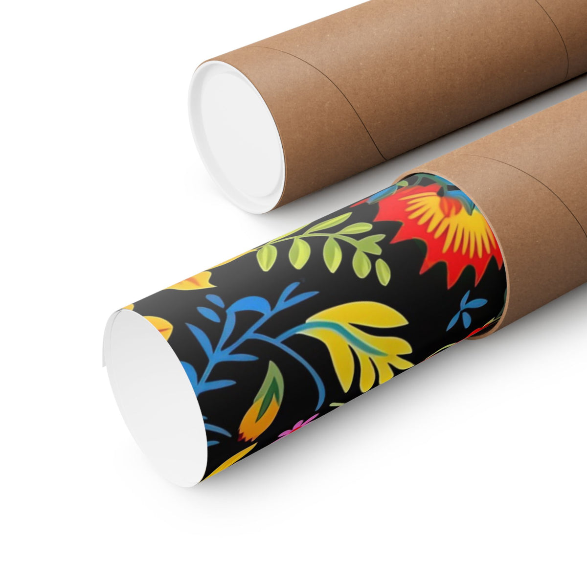 Mexican Floral Fiesta Pattern 037 - 18 in x 24 in Matte Poster
