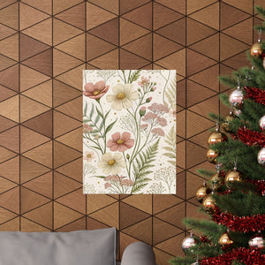 Wildflowers Pattern 054 - 18 in x 24 in Matte Poster