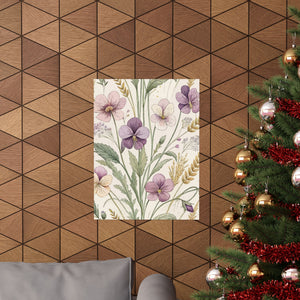 Wildflowers Pattern 121 - 18 in x 24 in Matte Poster