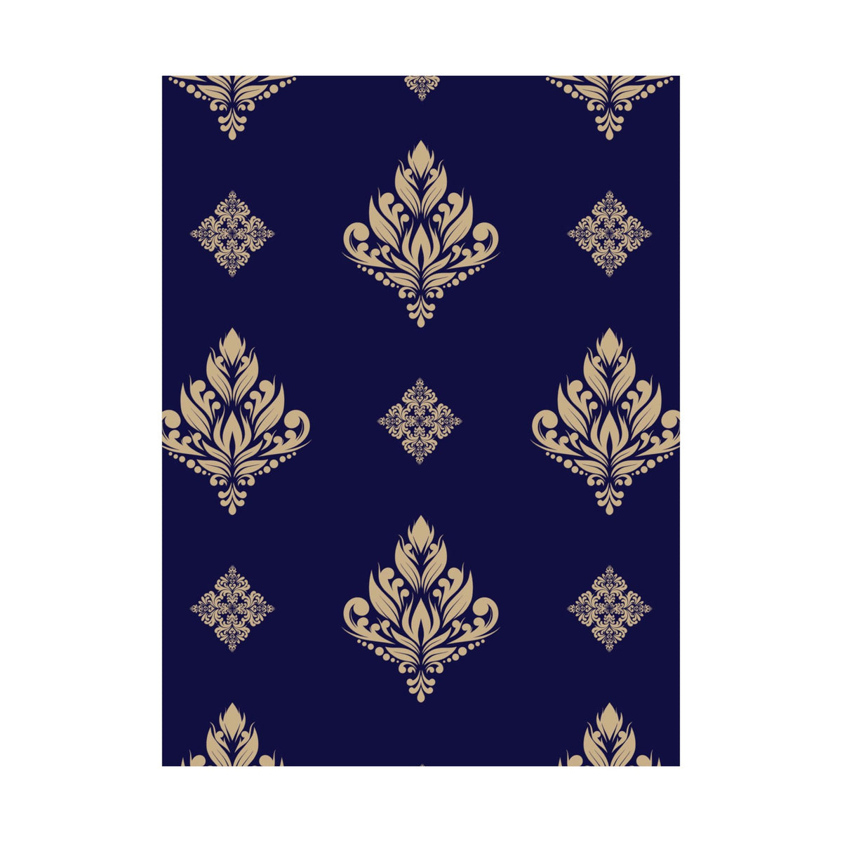 Damask Pattern 003 - 18 in x 24 in Matte Poster