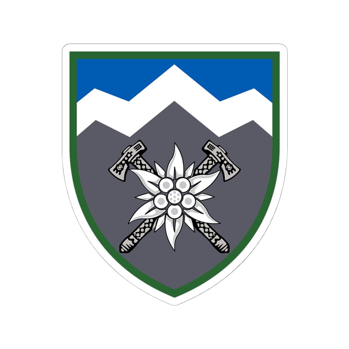 10th Mountain Assault Brigade (Ukraine) - 3" x 3" Kiss-Cut Sticker