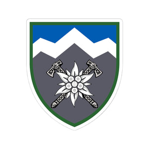 10th Mountain Assault Brigade (Ukraine) - 3" x 3" Kiss-Cut Sticker