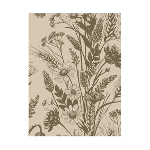 Wildflowers Pattern 133 - 18 in x 24 in Matte Poster