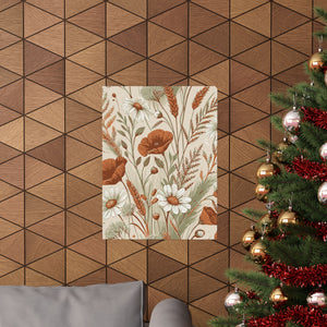 Wildflowers Pattern 165 - 18 in x 24 in Matte Poster