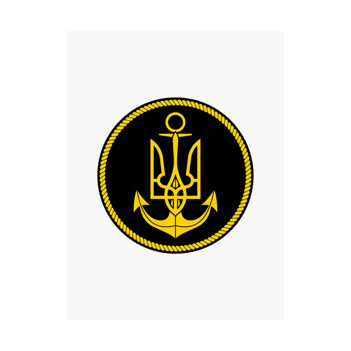 Navy (Ukraine) - 18 in x 24 in Matte Poster