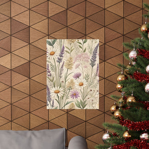 Wildflowers Pattern 148 - 18 in x 24 in Matte Poster