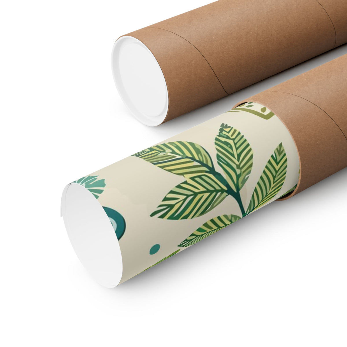 Folk Floral Pattern, Scandinavian Inspired 08 - 18 in x 24 in Matte Poster