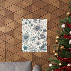 Wildflowers Pattern 164 - 18 in x 24 in Matte Poster