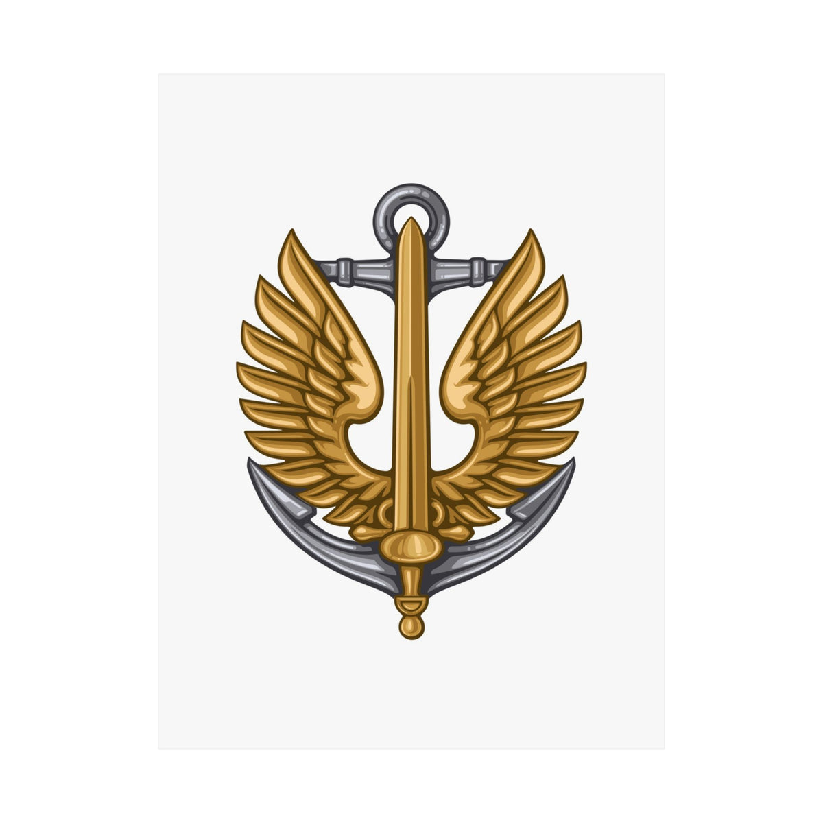 Ukrainian Marine Corps - 18 in x 24 in Matte Poster