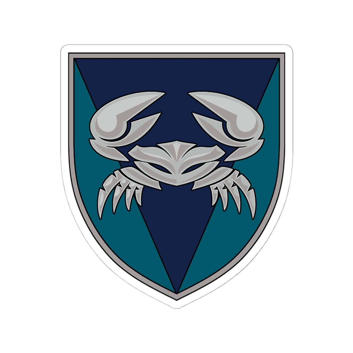 34th Coastal Defence Brigade (Ukraine) - 3" x 3" Kiss-Cut Sticker