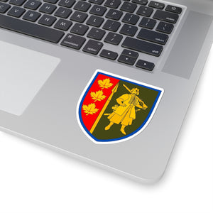 65th Mechanized Brigade (Ukraine) - 3" x 3" Kiss-Cut Sticker