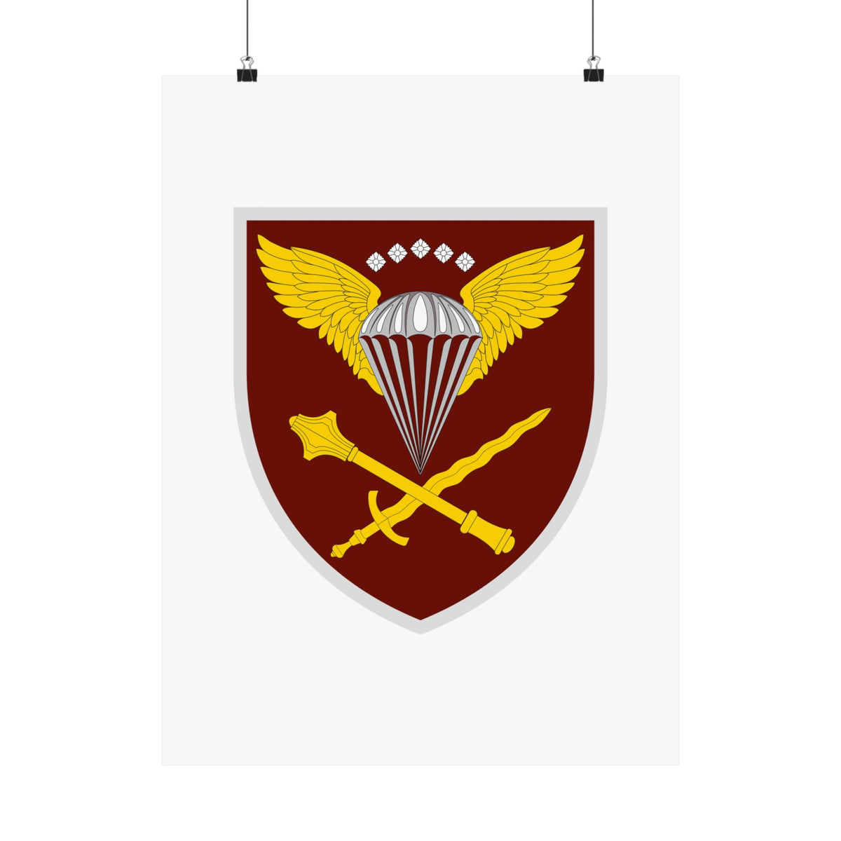 Air Assault Forces Command (Ukraine) - 18 in x 24 in Matte Poster