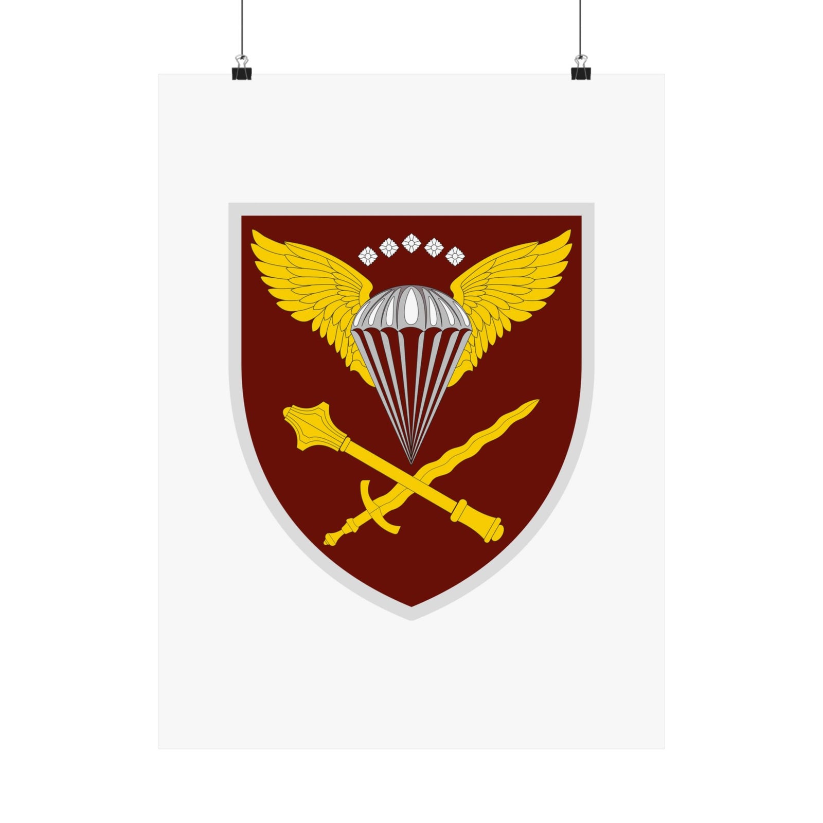 Air Assault Forces Command (Ukraine) - 18 in x 24 in Matte Poster