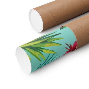Folk Floral Pattern, Brazilian Inspired 04 - 18 in x 24 in Matte Poster