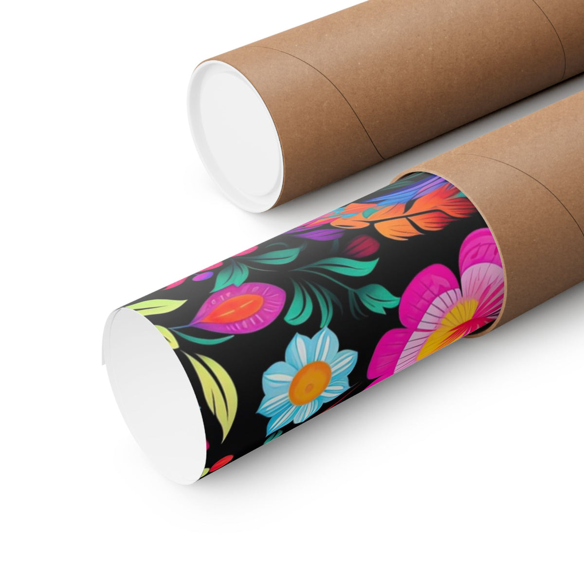 Mexican Floral Fiesta Pattern 031 - 18 in x 24 in Matte Poster