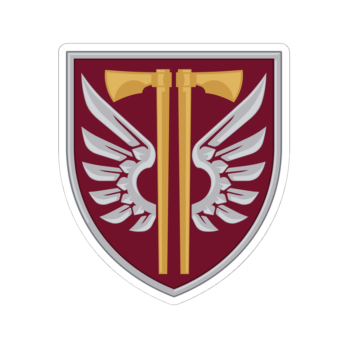 77th Airmobile Brigade (Ukraine) - 3" x 3" Kiss-Cut Sticker