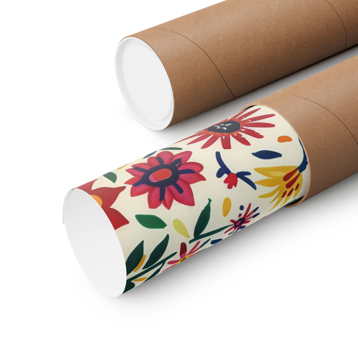 Mexican Floral Fiesta Pattern 011 - 18 in x 24 in Matte Poster