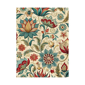 Folk Floral Pattern, Indian Inspired 08 - 18 in x 24 in Matte Poster