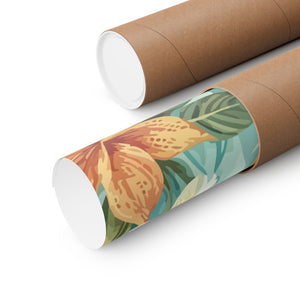 Folk Floral Pattern, Balinese Inspired 06 - 18 in x 24 in Matte Poster