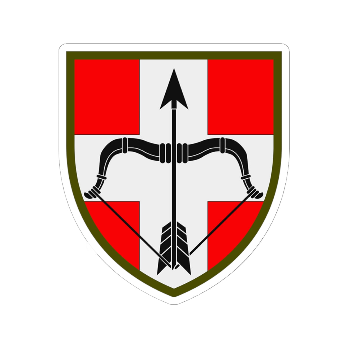 39th Air Defence Missile Regiment (Ukraine) - 3" x 3" Kiss-Cut Sticker