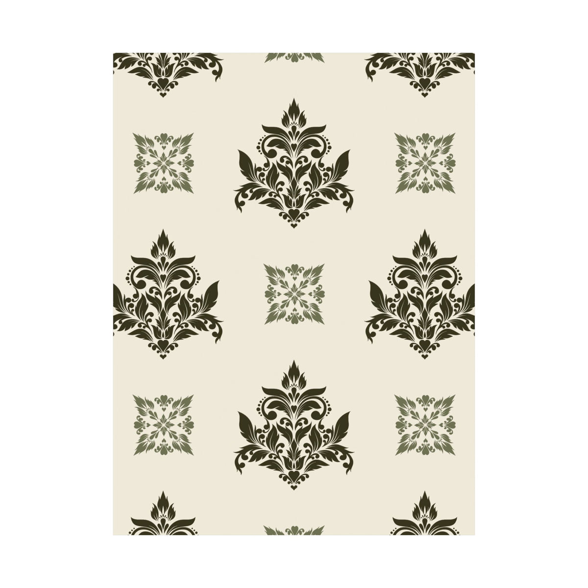 Damask Pattern 008 - 18 in x 24 in Matte Poster
