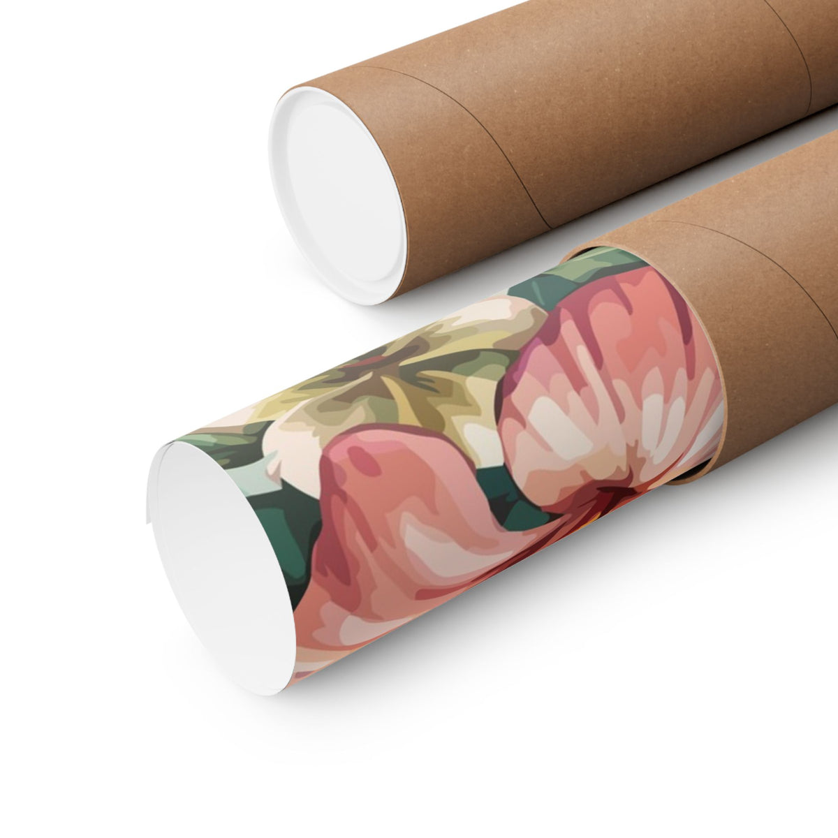 Folk Floral Pattern, Balinese Inspired 02 - 18 in x 24 in Matte Poster