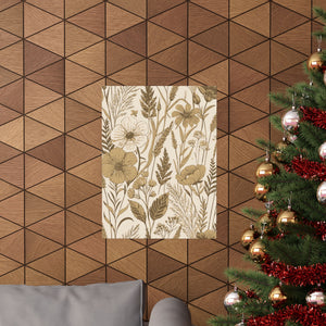 Wildflowers Pattern 003 - 18 in x 24 in Matte Poster