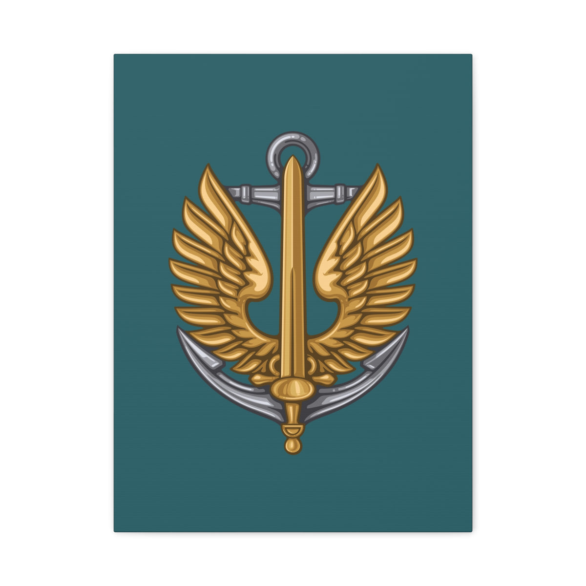 Ukrainian Marine Corps v2 - 18 in x 24 in Matte Canvas, Stretched, 1.25 in