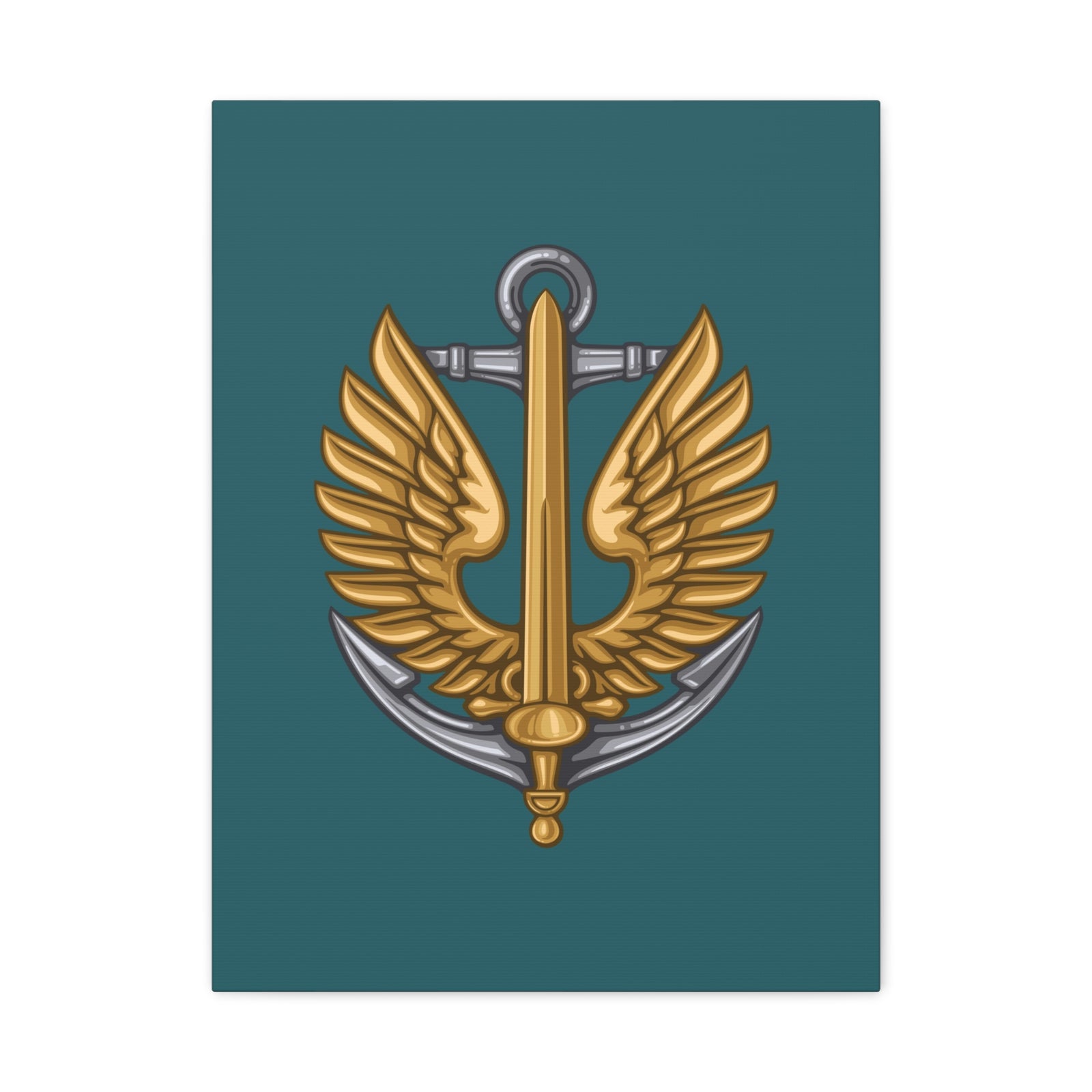 Ukrainian Marine Corps v2 - 18 in x 24 in Matte Canvas, Stretched, 1.25 in