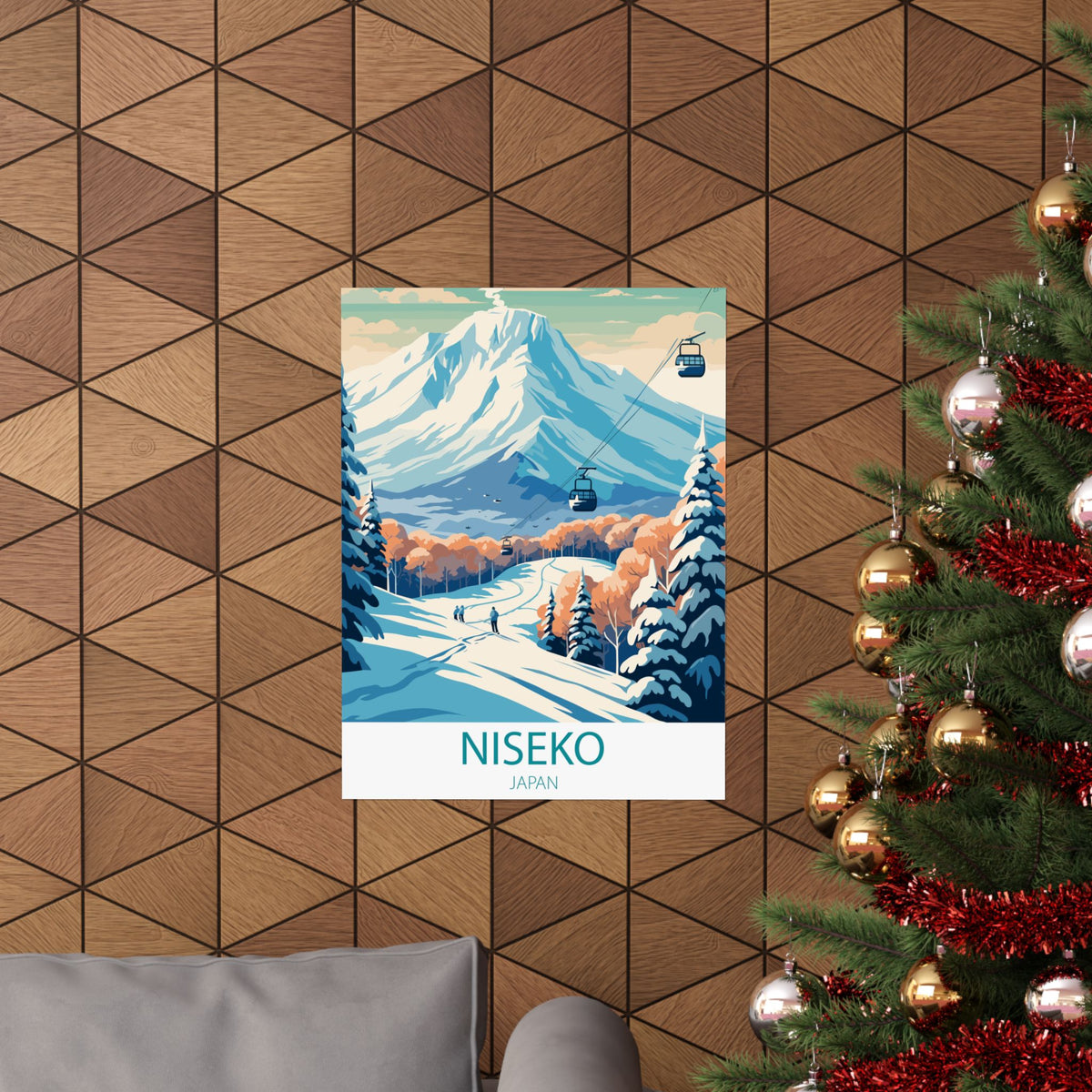 Famous Travel Destinations - Niseko, Japan - 18 in x 24 in Matte Poster