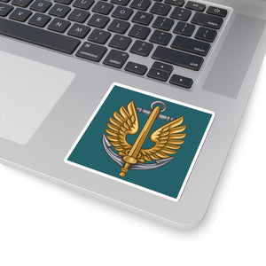 Ukrainian Marine Corps v2 - 3" x 3" Kiss-Cut Sticker
