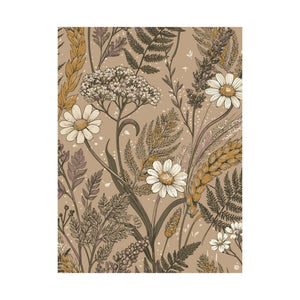 Wildflowers Pattern 080 - 18 in x 24 in Matte Poster