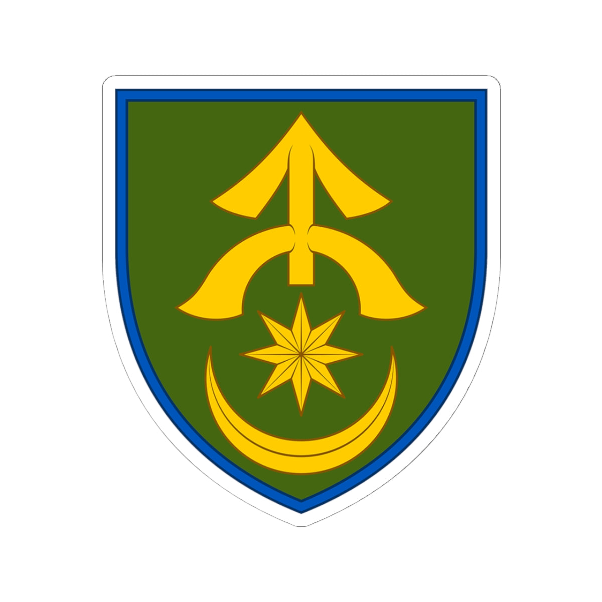 31st Mechanized Brigade (Ukraine) - 3" x 3" Kiss-Cut Sticker