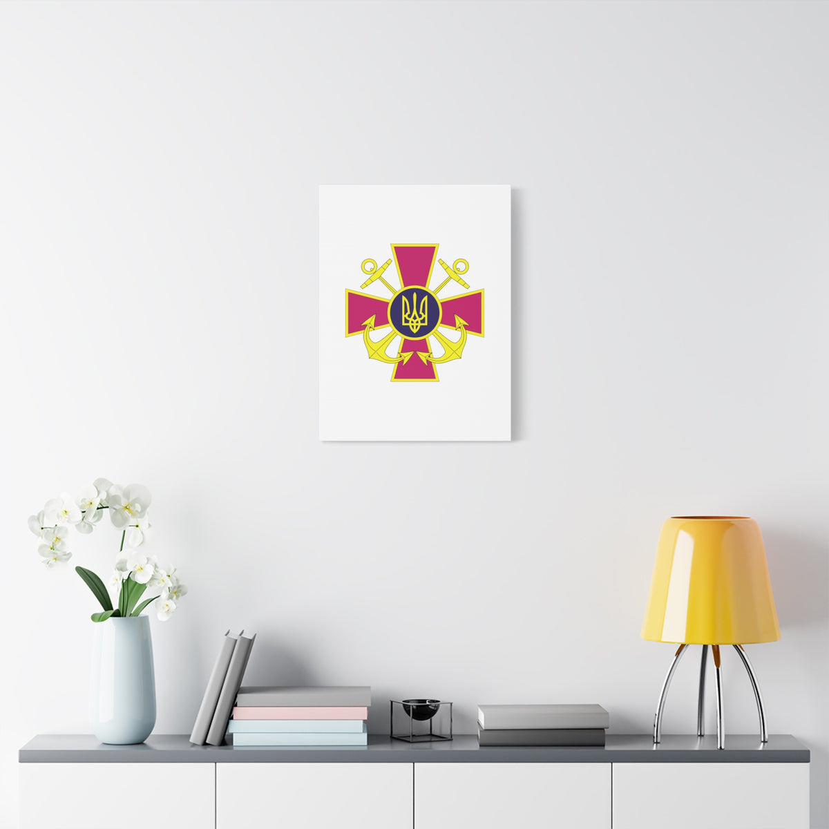 Ukrainian Naval Forces - 18 in x 24 in Matte Canvas, Stretched, 1.25 in