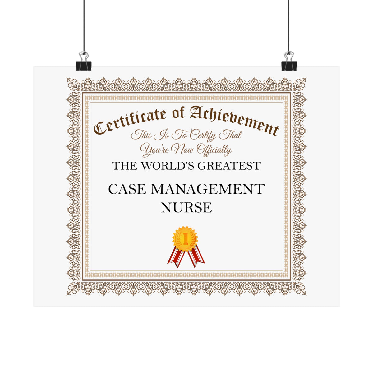 World's Greatest Case Management Nurse - 14 in x 11 in Matte Poster