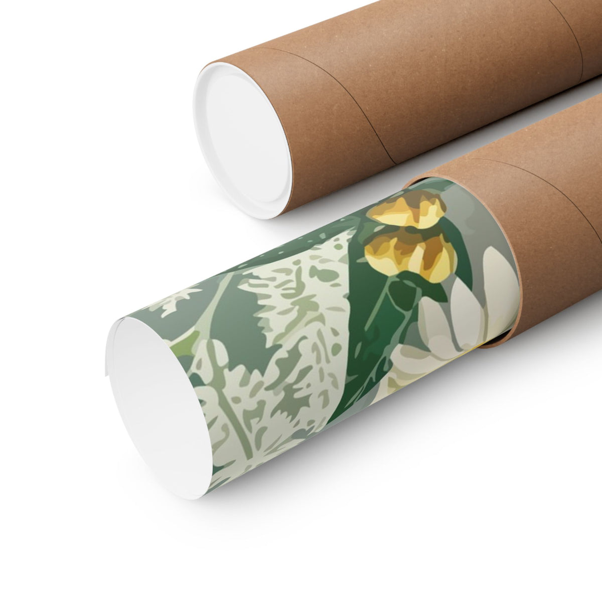 Folk Floral Pattern, Alpine Inspired 04 - 18 in x 24 in Matte Poster