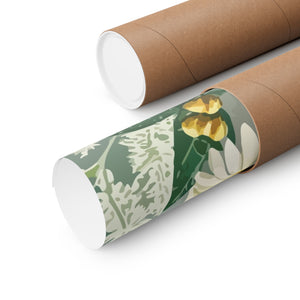 Folk Floral Pattern, Alpine Inspired 04 - 18 in x 24 in Matte Poster