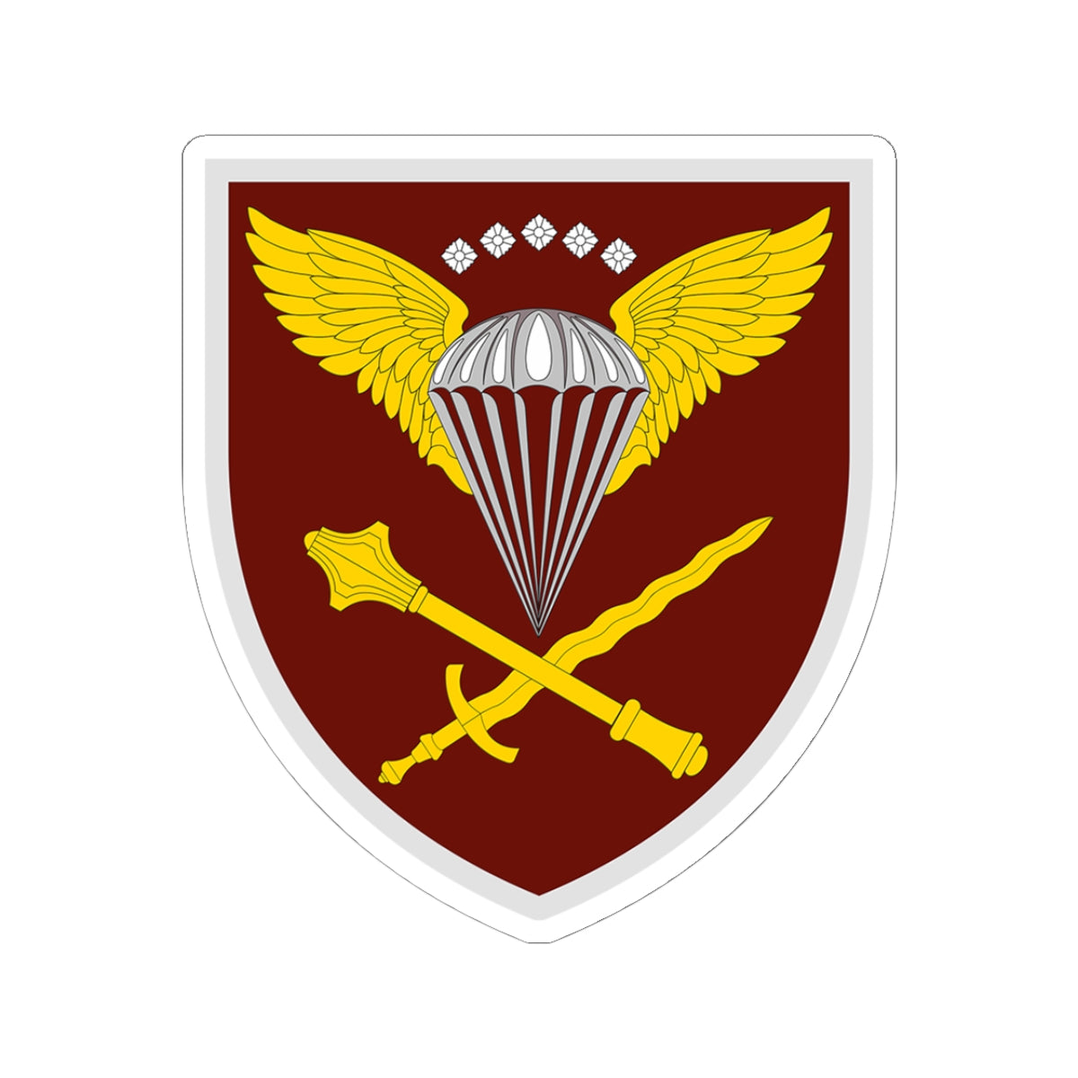 Air Assault Forces Command (Ukraine) - 3" x 3" Kiss-Cut Sticker