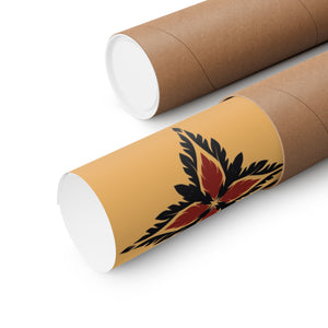 Damask Pattern 009 - 18 in x 24 in Matte Poster