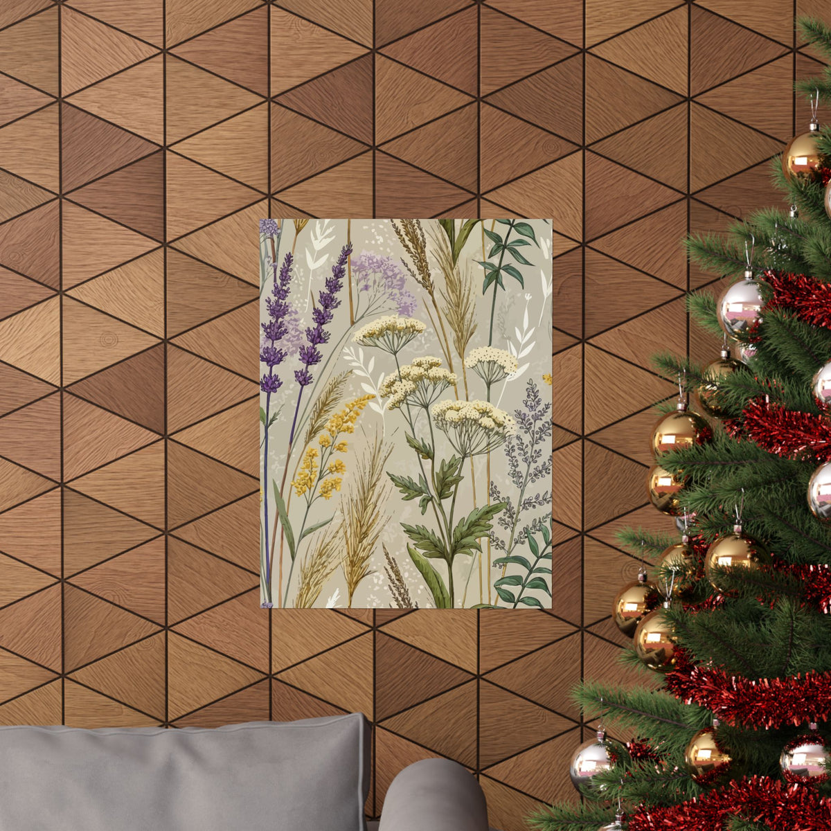 Wildflowers Pattern 129 - 18 in x 24 in Matte Poster