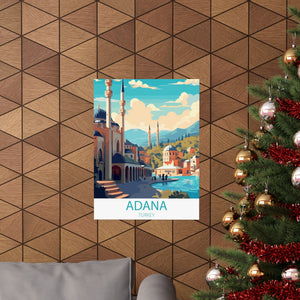 Famous Travel Destinations - Adana, Turkey - 18 in x 24 in Matte Poster