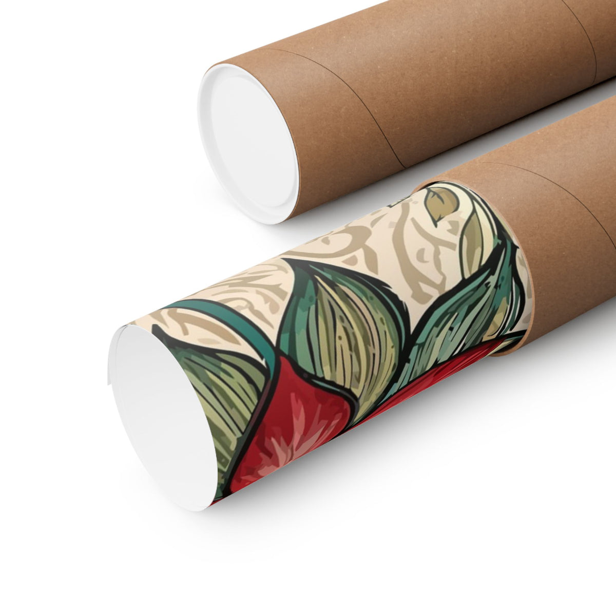 Folk Floral Pattern, Indian Inspired 10 - 18 in x 24 in Matte Poster