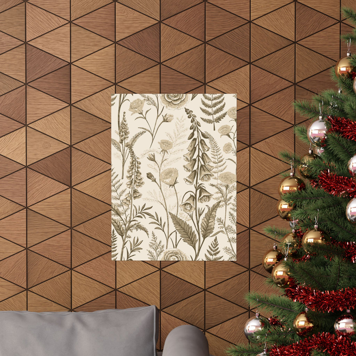 Wildflowers Pattern 083 - 18 in x 24 in Matte Poster